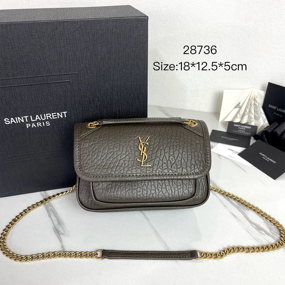 YSL NIKI mini in grained lambskin(HIGH-END GRADE)