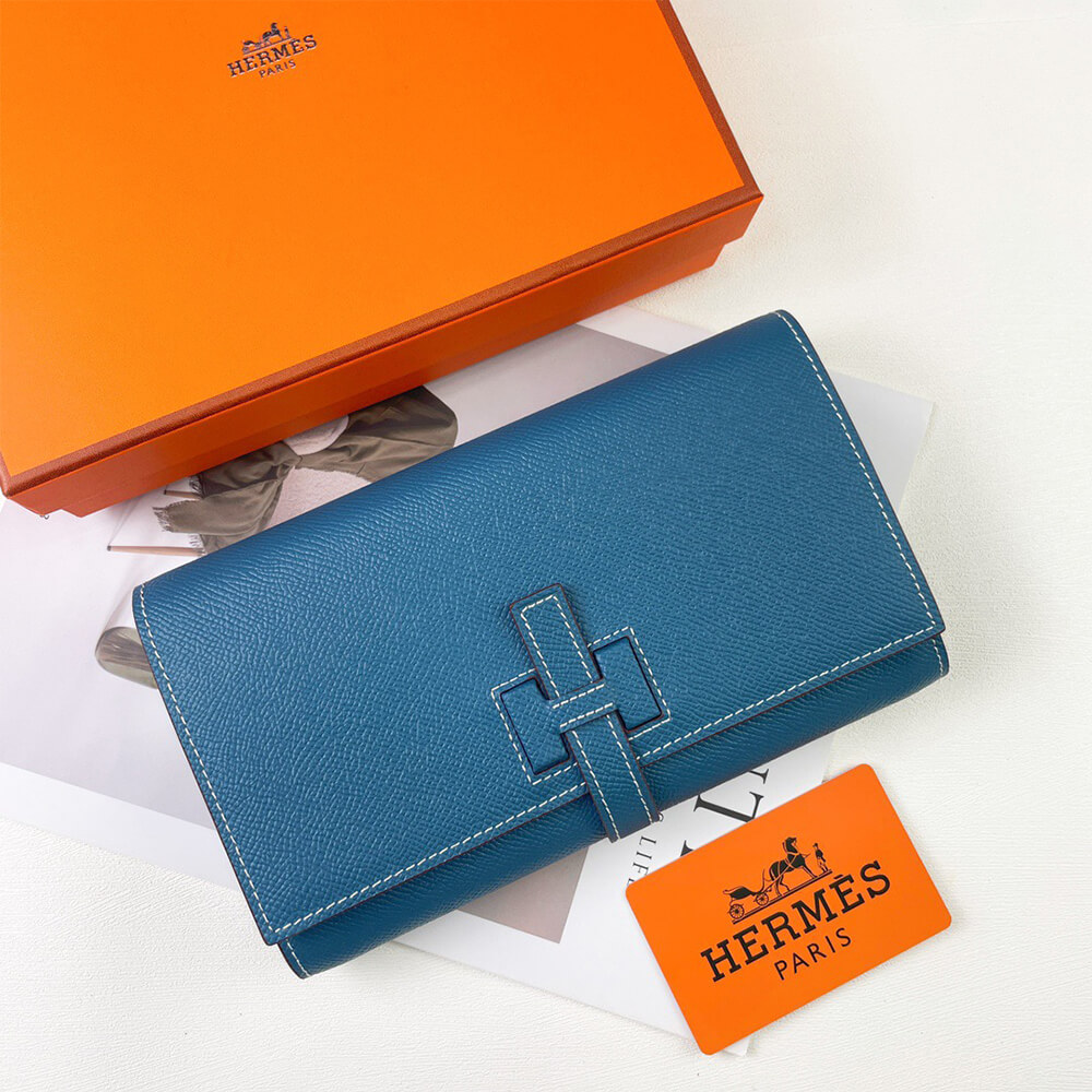 HERMES New H Passant Toutenmain wallet(HIGH-END GRADE)